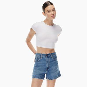 {Levi's} 90s Y2K High Loose Denim Jean Shorts in Medium Wash, Sold at Aritzia